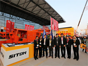 Estréia de Máquinas da Siton em Bauma China 2012