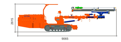 Jumbo de perfuração horizontal DT2-35