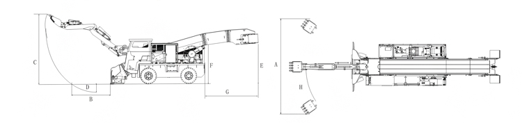 LWT-150 Carro carregador subterrâneo